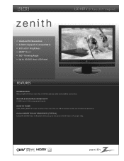 Zenith 19LCD3 Brochure