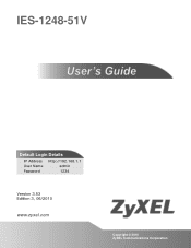 ZyXEL IES-1248-51V User Guide
