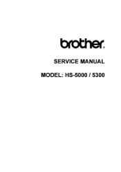 Brother International HS-5000 Service Manual