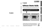 Canon 8401A001 Software Starter Guide (For the Canon Digital Camera Solution Disk Ver. 12)