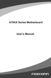 Foxconn A78AX-K English manual.