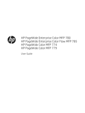 HP PageWide Color MFP 779 User Guide