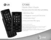 LG CF360A Quick Start Guide - English