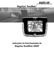Magellan RoadMate 3050T Manual - Portuguese