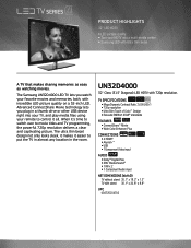 Samsung UN32D4000NDXZA Brochure
