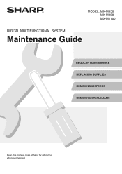 Sharp MX-M850 Maintenance Manual