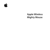 Apple MA272LL Mighty Mouse Wireless Manual