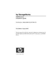 HP OmniBook 6000 fw 02.00.02-1 and sw 06.00.02 HAFM Server Omnibook - Installation Guide