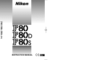 Nikon F80QD User Manual