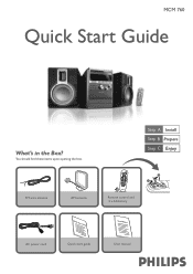 Philips MCM760 Quick start guide