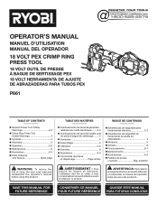 Ryobi P661 Operation Manual