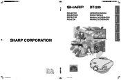 Sharp DT-200MLA DT200 Operation Manual