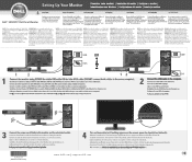 Dell 3008WFP Flat Panel Mntr Monitor Setup Guide