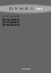 Dynex DX-37L200A12 User Manual (English)