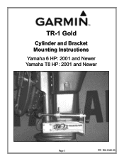 Garmin TR-1 Gold Marine Autopilot Cylinder and Bracket Mounting Instructions - Yamaha 6 and T8 HP 2001 and newer