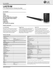 LG LAS751M Specification - English