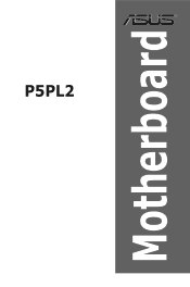 Asus P5PL2 P5PL2 User's Manual for English Edition