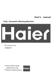 Haier HWM6815 User Manual