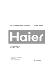 Haier HWM90-7288 User Manual