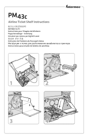 Intermec PM43/PM43c PM43c Airline Ticket Shelf Instructions