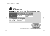 LG HT854 Owner's Manual (English)