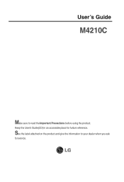 LG M4210C-BH User Guide