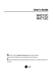 LG M4212C-BH User Guide