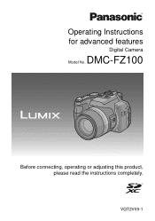 Panasonic DMCFZ100 DMCFZ100 User Guide