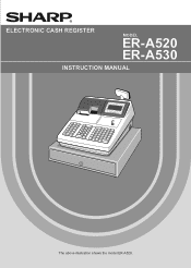 Sharp ER-A530 ER-A520 | ER-A530 Operation Manual
