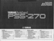 Yamaha PSS-270 Owner's Manual (image)
