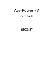 Acer Power FV Power FV User's Guide