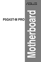 Asus P5G43T-M PRO User Manual