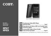 Coby MP828 Quick Start Guide