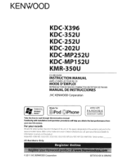 Kenwood KMR-350U Instruction Manual