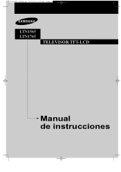 Samsung LTN1565 User Manual (SPANISH)