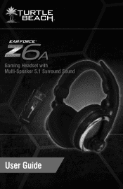 Turtle Beach Ear Force Z6A User Guide