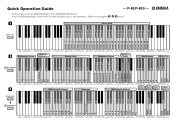 Yamaha P-85S Quick Operation Guide