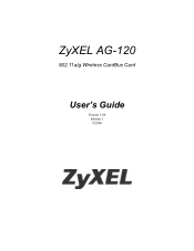 ZyXEL AG-120 User Guide