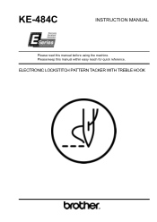 Brother International KE-484C Instruction Manual - English