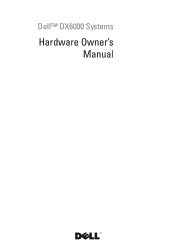 Dell DX6000 Hardware Owner's Manual