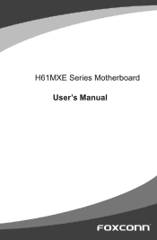 Foxconn H61MXE User manual