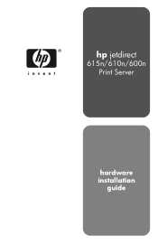HP Jetdirect 610n HP Jetdirect 610n EIO Print Server - (English) Hardware Installation Guide