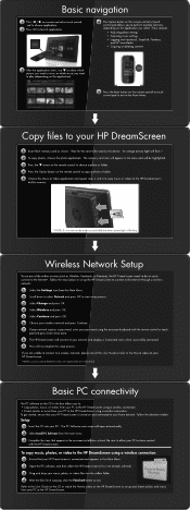HP KY616AA HP DreamScreen Wireless Connected Screen - Setup Poster (Page 2)