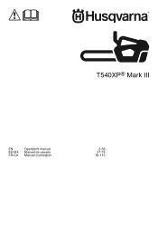 Husqvarna T540XP Mark III Owner Manual