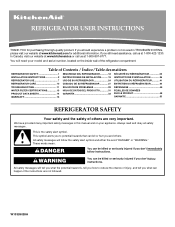 KitchenAid KRFC400ESS Use & Care Guide