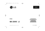 LG DP889 Owner's Manual (English)