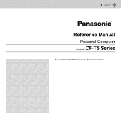 Panasonic CF-T5MWETDVM Reference Manual