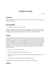 TRENDnet TE-16PNP Manual