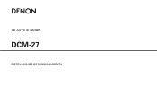 Denon DCM27 Owners Manual - Spanish