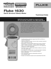 Fluke 1630 Fluke 1630 Earth Ground Clamp Meter Datasheet